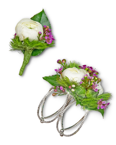 Intrinsic Corsage and Boutonniere Set