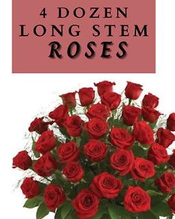 4 Dozen Long Stem Roses